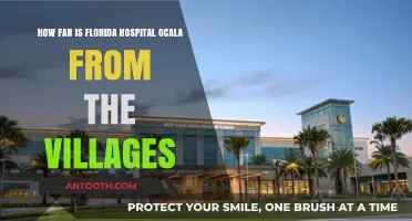 Distance Guide: Florida Hospital Ocala to The Villages Travel Time