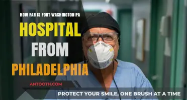 Fort Washington PA Hospital: Distance and Travel Time from Philadelphia