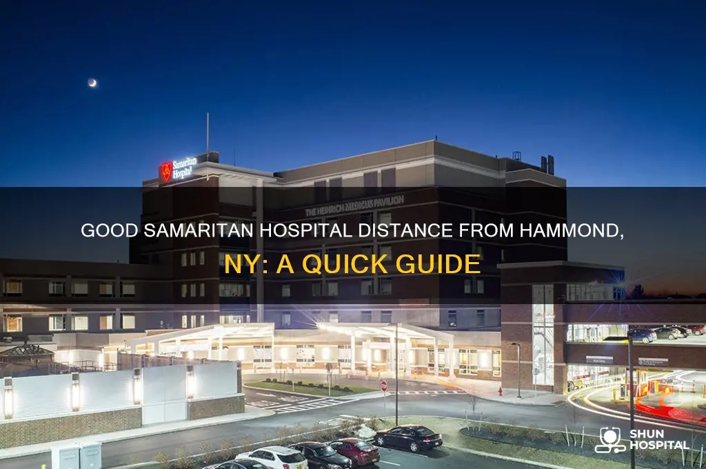 how far is good samaritan hospital from hammond ny