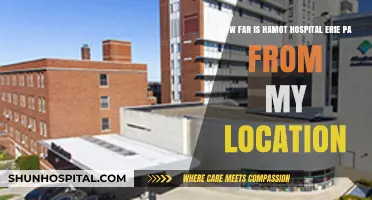 Finding Hamot Hospital in Erie, PA: Distance from Your Location