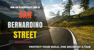 Hospitality Lane to San Bernardino Street: Distance and Travel Guide