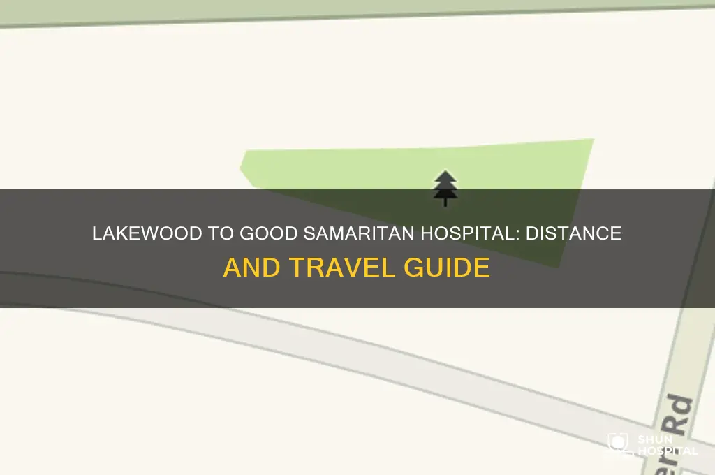 how far is it from lakewood to good samaritan hospital