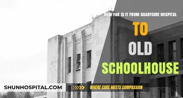 Distance from Shadyside Hospital to Old Schoolhouse: A Quick Guide
