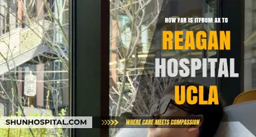 Navigating LA: Distance from AX to Reagan UCLA Medical Center