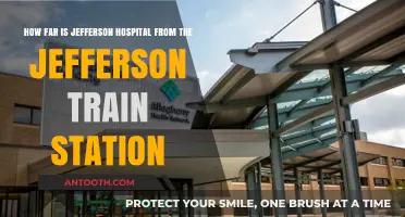 Jefferson Hospital to Train Station: Quick Distance Guide