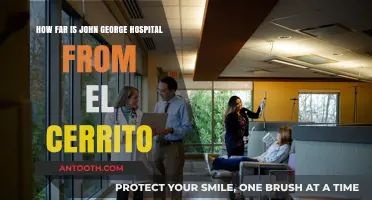 John George Hospital Distance from El Cerrito: A Quick Guide