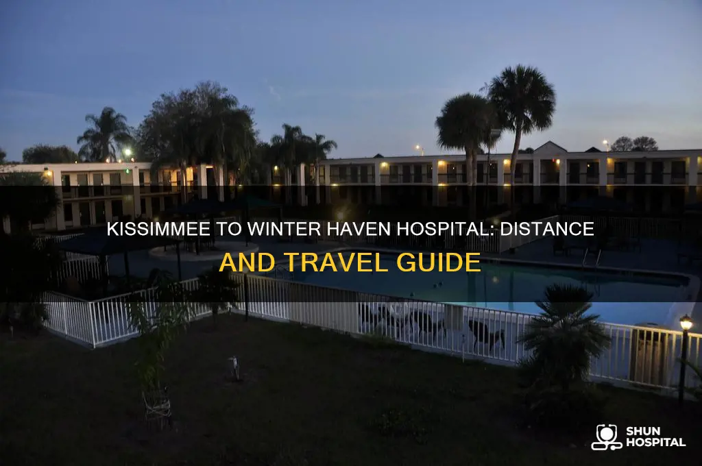 how far is kississimee fl from winter haven hospital
