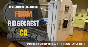 Loma Linda Hospital Distance from Ridgecrest CA: Travel Time & Directions