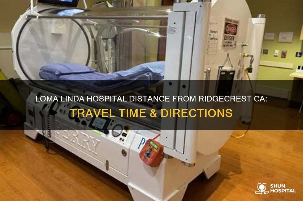 how far is loma linda hospital from ridgecrest ca