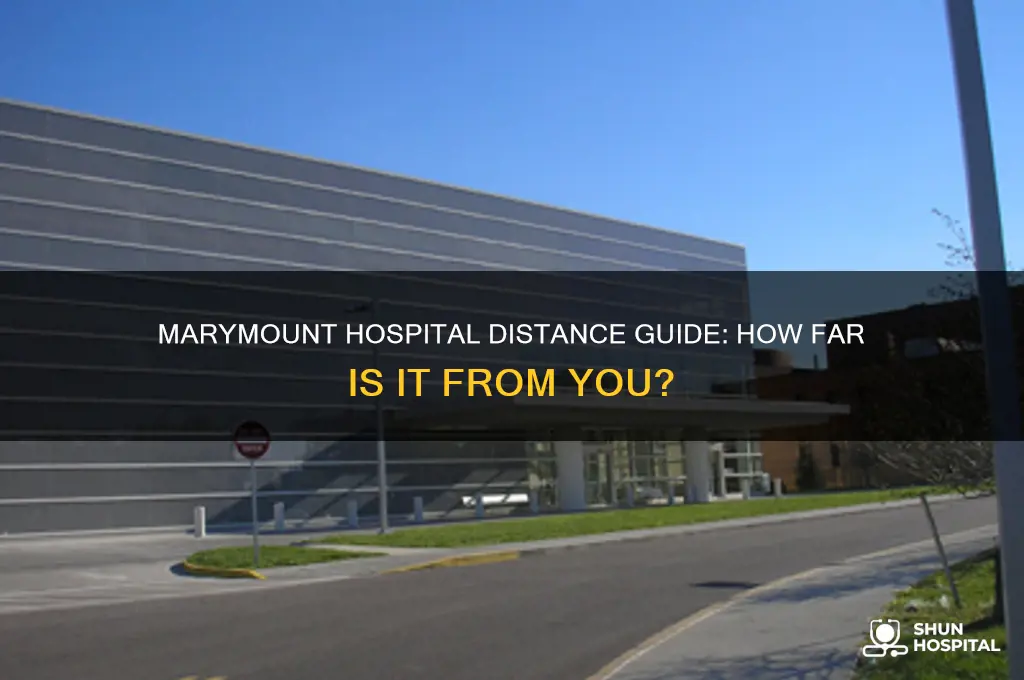 how far is marymount hospital