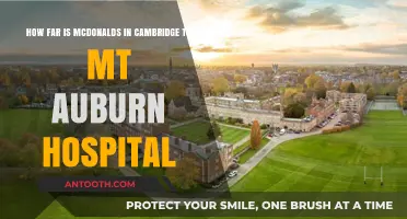 Cambridge McDonald's to Mt Auburn Hospital: Distance and Directions