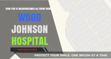 Meadowlands NJ to Robert Wood Johnson Hospital: Distance Guide
