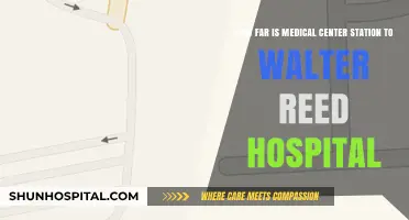 Traveling from Medical Center Station to Walter Reed Hospital: Distance Guide