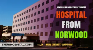 Mercy Health West Hospital: Distance and Directions from Norwood