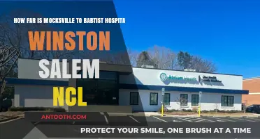 Mocksville to Baptist Hospital Winston-Salem NC: Distance and Directions