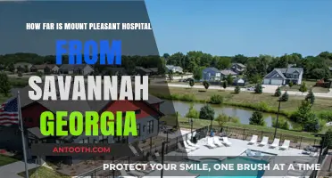 Mount Pleasant Hospital to Savannah, GA: Distance and Travel Guide