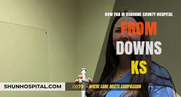 Distance from Downs, KS to Osborne County Hospital: A Quick Guide