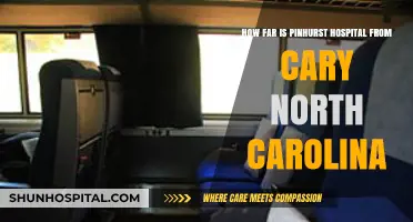Distance Guide: Pinhurst Hospital to Cary, North Carolina Travel Time
