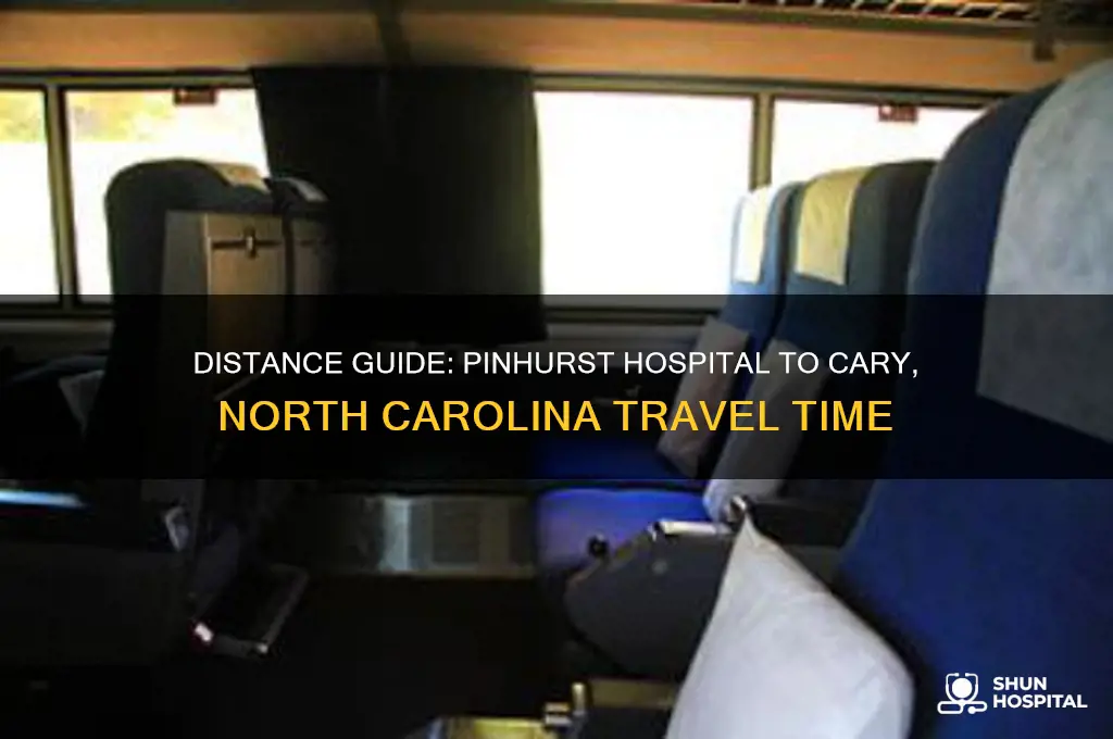 how far is pinhurst hospital from cary north carolina
