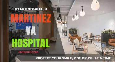 Pleasant Hill to Martinez VA Hospital: Distance and Travel Guide