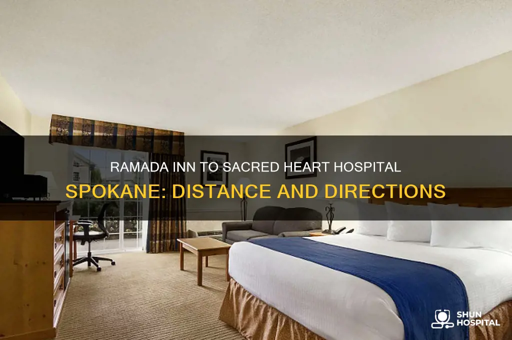 how far is ramada inn to sacred heart hospital spokane