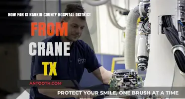 Distance from Crane, TX to Rankin County Hospital District Explained