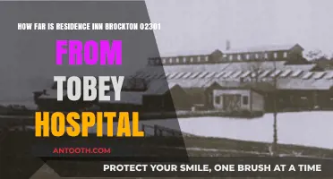 Residence Inn Brockton to Tobey Hospital: Distance and Travel Guide