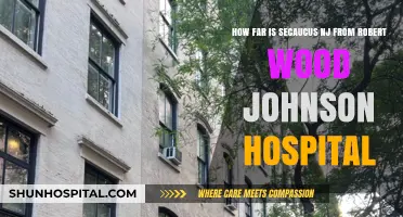 Secaucus, NJ to Robert Wood Johnson Hospital: Distance and Directions