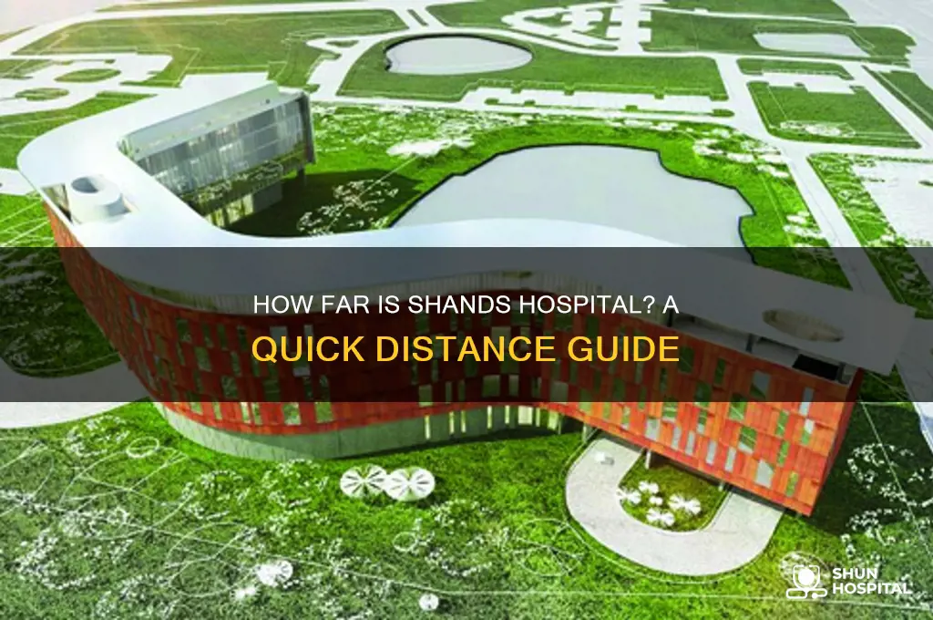 how far is shands hospital