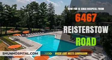 Sinai Hospital Distance from 6467 Reisterstown Road: Quick Guide