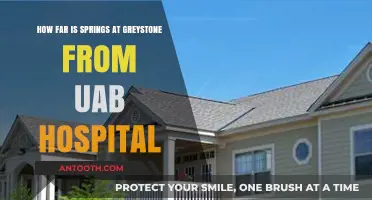 Distance from Springs at Greystone to UAB Hospital: A Quick Guide