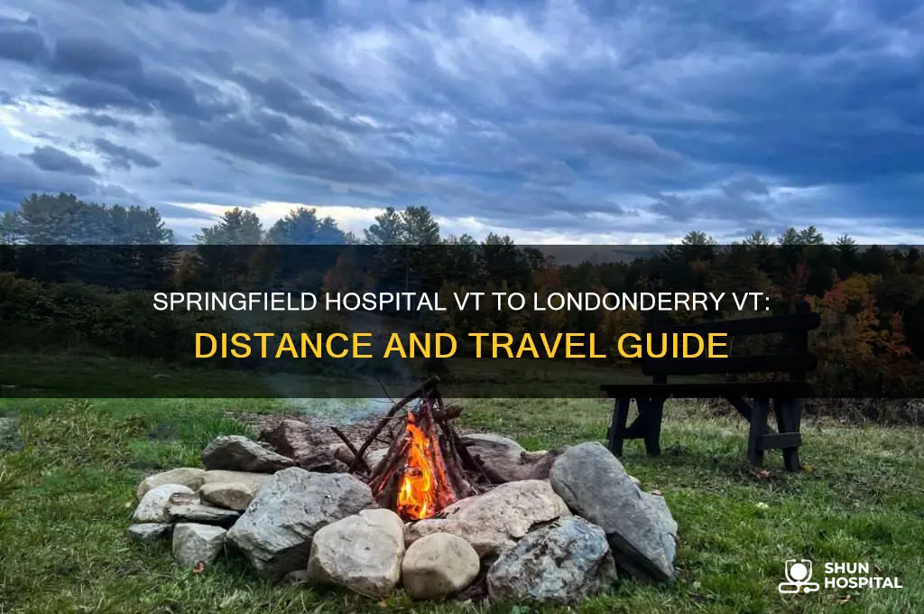 how far is sprirnfield hospital vt from londonderry vt