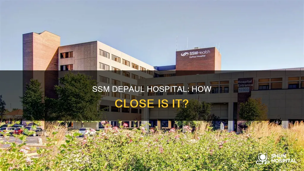 how far is ssm depaul hospital from