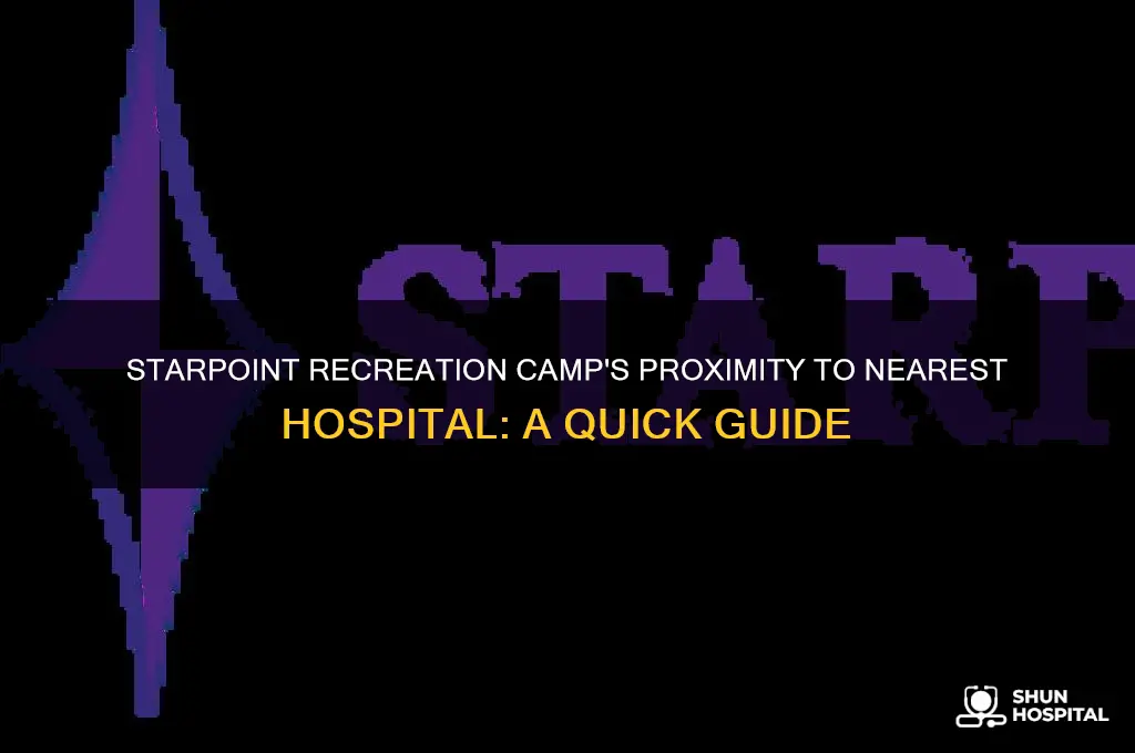 how far is starpoint recreation camp from a hospital