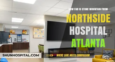 Distance from Stone Mountain to Northside Hospital Atlanta: A Quick Guide
