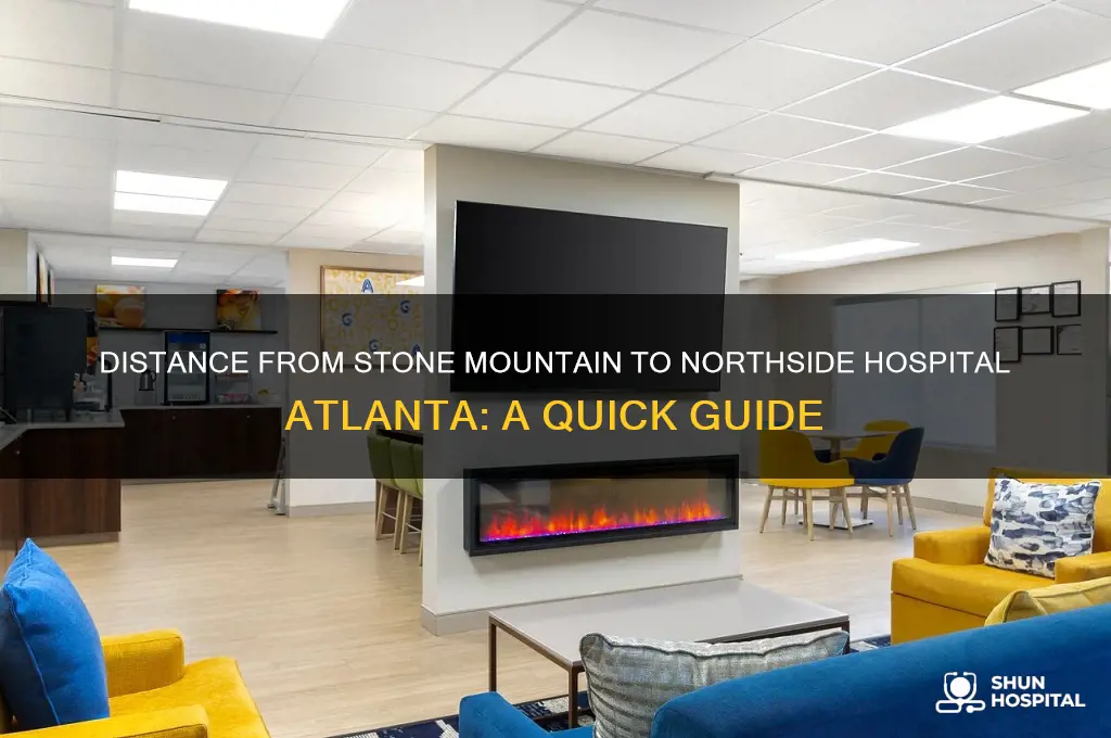 how far is stone mountain from northside hospital atlanta