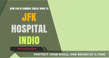 Sunrise Circle Indio to JFK Hospital: Distance and Directions