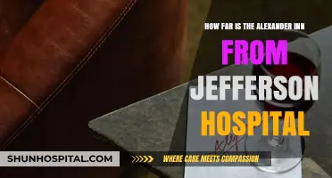 Alexander Inn to Jefferson Hospital: Distance and Travel Guide