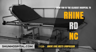 Closest Hospital to Rhine Rd, NC: Distance and Directions