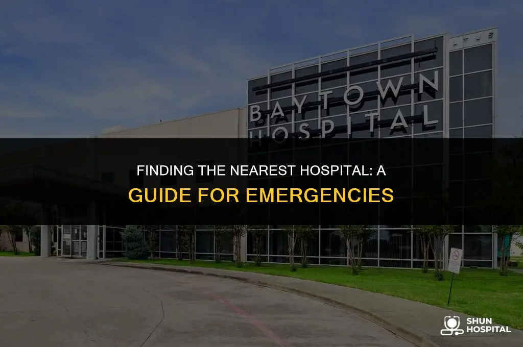 how far is the closest hospital