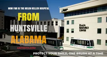 Helen Keller Hospital's Distance from Huntsville, Alabama: A Quick Guide