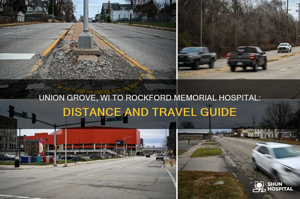 how far is union grove wi from rockford memorial hospital