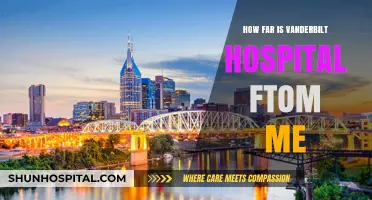 Vanderbilt Hospital: How Close or Far?