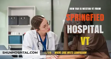 Distance from Weston, VT to Springfield Hospital: A Quick Guide