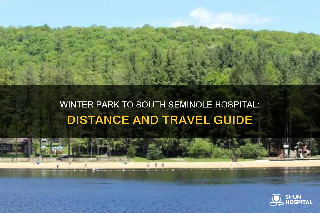 how far is winter park from south seminole hospital