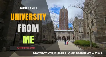 Yale University: How Far is it From You?