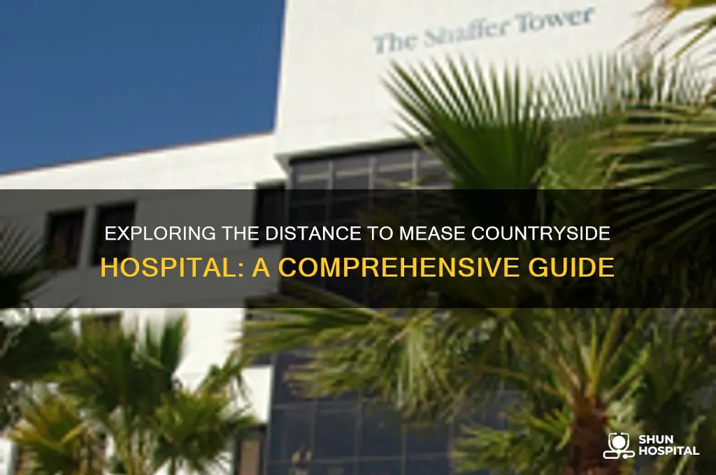 how far mease countryside hospital