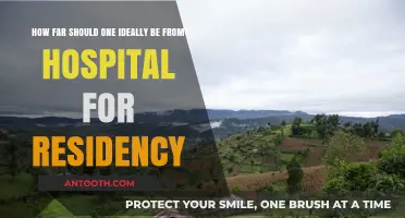 Optimal Distance to Hospitals for Residency: Finding the Right Balance