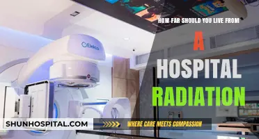 Safe Distance: How Far to Live from Hospital Radiation Sources