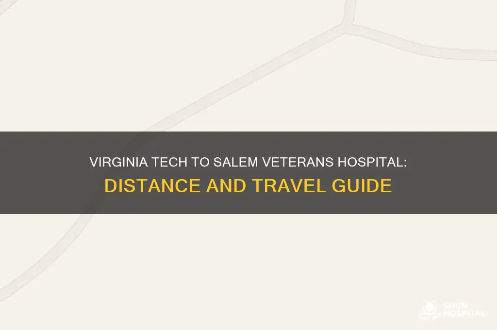 how far virginia tech to veterans hospital in salem